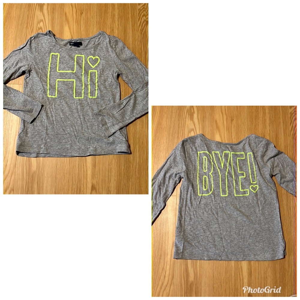 GAP Hi/Bye Long-Sleeve T-Shirt